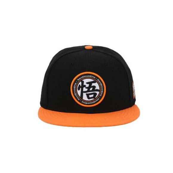 Dragon Ball Z Goku Kanji Black Snapback Hat - Picture 1 of 6